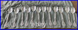 REED & BARTON FRANCIS I 12 ICE CREAM FORK/SPOON STERLING SILVER 5 3/4 No Mono