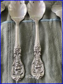 REED & BARTON FRANCIS I 12 ICE CREAM FORK/SPOON STERLING SILVER 5 3/4 No Mono