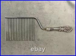 REED & BARTON FRANCIS I 1st STERLING SILVER HANDLE ANGEL FOOD CAKE FORK KNIFE