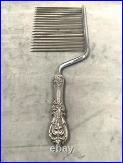 REED & BARTON FRANCIS I 1st STERLING SILVER HANDLE ANGEL FOOD CAKE FORK KNIFE