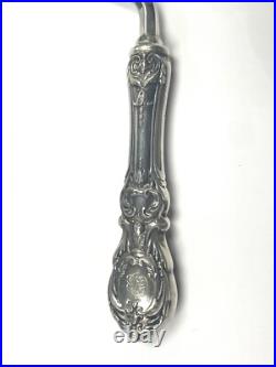 REED & BARTON FRANCIS I 1st STERLING SILVER HANDLE ANGEL FOOD CAKE FORK KNIFE