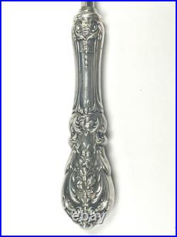 REED & BARTON FRANCIS I 1st STERLING SILVER HANDLE ANGEL FOOD CAKE FORK KNIFE