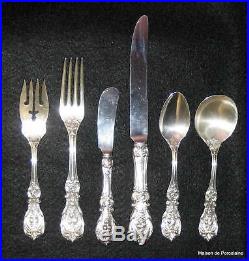 REED & BARTON FRANCIS I (FIRST) STERLING SERVICE FLATWARE 6 PIECE SET 1900's