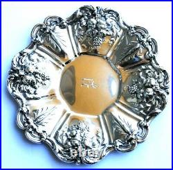 REED & BARTON FRANCIS I STERLING 11 1/2 UNDER PLATE PLATTER X569 withMONOGRAM P