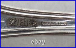REED & BARTON FRANCIS I STERLING SILVER 13.75 STUFFING SERVING SPOON w BUTTON