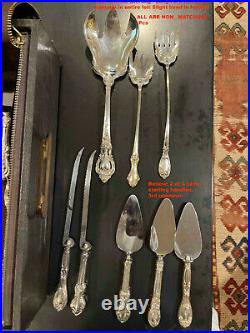 REED & BARTON FRANCIS I STERLING SILVER 71+ FLATWARE SET For 12 Plus Extras