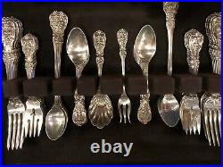 REED & BARTON FRANCIS I STERLING SILVER 71 pc for 12 FLATWARE LARGE Dinner FORKS