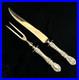 REED & BARTON FRANCIS I STERLING SILVER. 925 ROAST CARVING 2 PIECE SET Large Sz