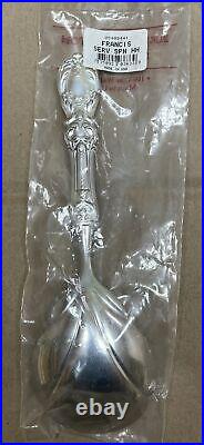 REED & BARTON FRANCIS I Sterling Handle SERVING SPOON New Sealed in Bag