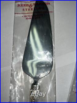 REED & BARTON FRANCIS I Sterling Handle SERVING SPOON & PIE SERVER New Sealed