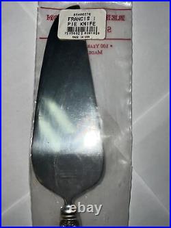 REED & BARTON FRANCIS I Sterling Handle SERVING SPOON & PIE SERVER New Sealed