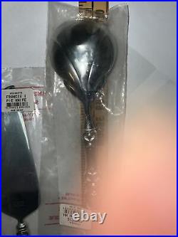 REED & BARTON FRANCIS I Sterling Handle SERVING SPOON & PIE SERVER New Sealed