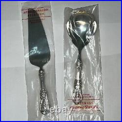 REED & BARTON FRANCIS I Sterling Handle SERVING SPOON & PIE SERVER New Sealed