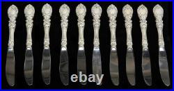 REED & BARTON FRANCIS i STERLING SILVER (12) HH 6 1/2 BUTTER SPREADERS