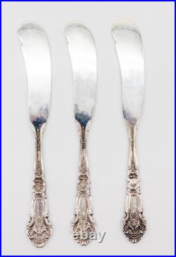 REED & BARTON Francis 1st Sterling Silver Butter Knives 5.9 Clean