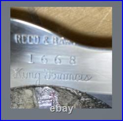 REED&BARTON KING FRANCIS VTG SILVERPLATE BAKE/SERVER BUFFET COVERED DISH WithPYREX