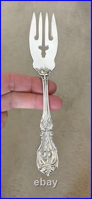 REED & BARTON STERLING SILVER FRANCIS I 6-1/8 SALAD FORK NEW MARK NO MONO Qty