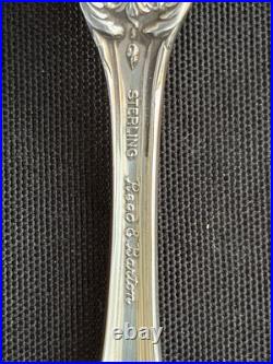 REED & BARTON STERLING SILVER FRANCIS I 6-1/8 SALAD FORK NEW MARK NO MONO Qty
