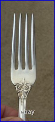 REED & BARTON STERLING SILVER FRANCIS I 7-1/4 DINNER FORK OLD MARK NO MONO Qty