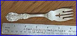 REED & BARTON STERLING SILVER FRANCIS I SALAD FORK 37g