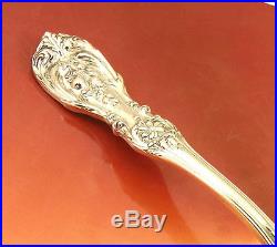 Rare Mint R&B Francis I Decorated Blade Solid Sterling Silver Cake Pastry Server