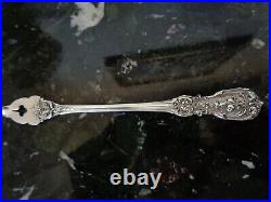 Rare Old M Pat Date Reed&barton Francis I Butter Pick Sterling Silver Flatware