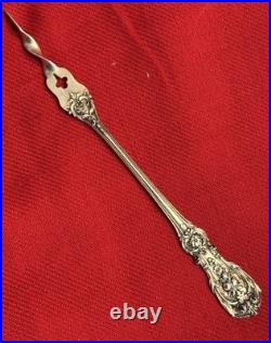 Rare Pierced Reed & Barton Francis I Sterling Butter Pick 6 ¼ Long Pat. Date