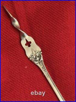Rare Pierced Reed & Barton Francis I Sterling Butter Pick 6 ¼ Long Pat. Date