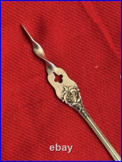 Rare Pierced Reed & Barton Francis I Sterling Butter Pick 6 ¼ Long Pat. Date