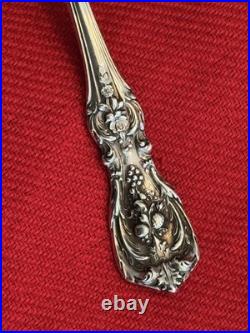 Rare Reed & Barton Francis I Sterling Nut Spoon Piereced Old Mark Pat. Date