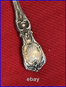 Rare Reed & Barton Francis I Sterling Nut Spoon Piereced Old Mark Pat. Date