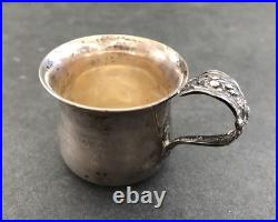 Rare Reed & Barton Francis I X567 Sterling Silver 925 Baby Cup Monogrammed