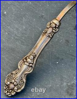 Rare Reed & Barton Gold and Silverplate Soup Punch Ladle 15 3/4 with Twist