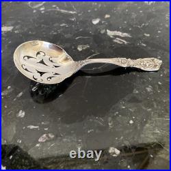 Rare Reed&barton Francis I Nut Server Om Pd Extra Pierce Sterling Silver Flatwar