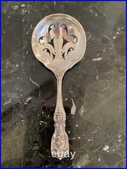 Rare Reed&barton Francis I Nut Server Om Pd Extra Pierce Sterling Silver Flatwar