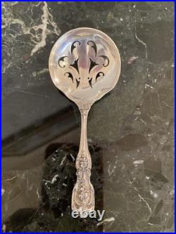 Rare Reed&barton Francis I Nut Server Om Pd Extra Pierce Sterling Silver Flatwar
