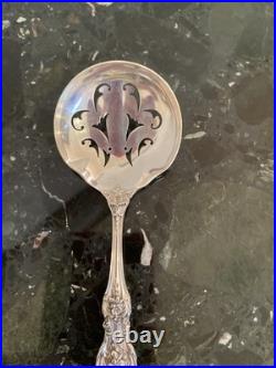 Rare Reed&barton Francis I Nut Server Om Pd Extra Pierce Sterling Silver Flatwar