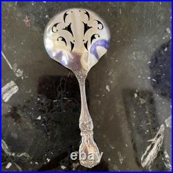 Rare Reed&barton Francis I Nut Server Om Pd Extra Pierce Sterling Silver Flatwar