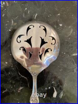 Rare Reed&barton Francis I Nut Server Om Pd Extra Pierce Sterling Silver Flatwar