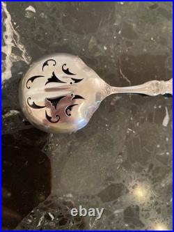 Rare Reed&barton Francis I Nut Server Om Pd Extra Pierce Sterling Silver Flatwar