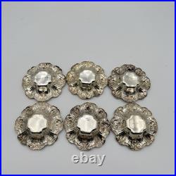 Rare Set of 6 Reed & Barton Francis I Sterling Silver Nut Dishes Model 345 180g