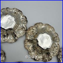 Rare Set of 6 Reed & Barton Francis I Sterling Silver Nut Dishes Model 345 180g