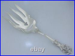 Rare Sterling REED & BARTON 8 7/8 Vegetable Serving Fork FRANCIS I no mono