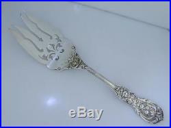 Rare Sterling REED & BARTON 9 1/4 Meat Fork FRANCIS I 1907 with pat mark no mono