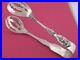 Rare Sterling REED & BARTON large pierced Ice Serving Tongs FRANCIS I no mono