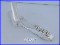 Rare Sterling Silver Reed & Barton Francis I Individual Asparagus Tongs $349 ea
