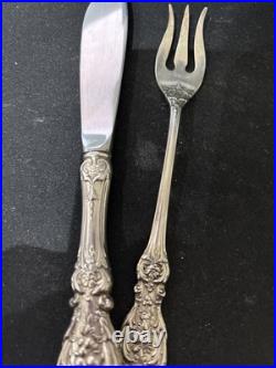 Reed And Barton Francis 1 Sterling Pickle Fork And Butter Knife