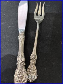 Reed And Barton Francis 1 Sterling Pickle Fork And Butter Knife