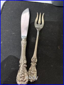 Reed And Barton Francis 1 Sterling Pickle Fork And Butter Knife