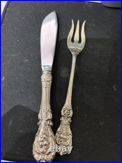 Reed And Barton Francis 1 Sterling Pickle Fork And Butter Knife